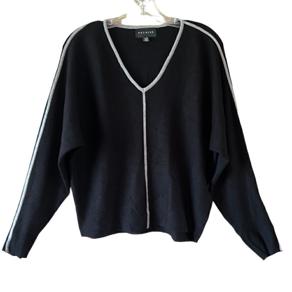 NEW Premise Black And Grey Sweater